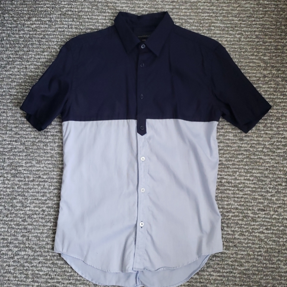 Zara color blocked shirt